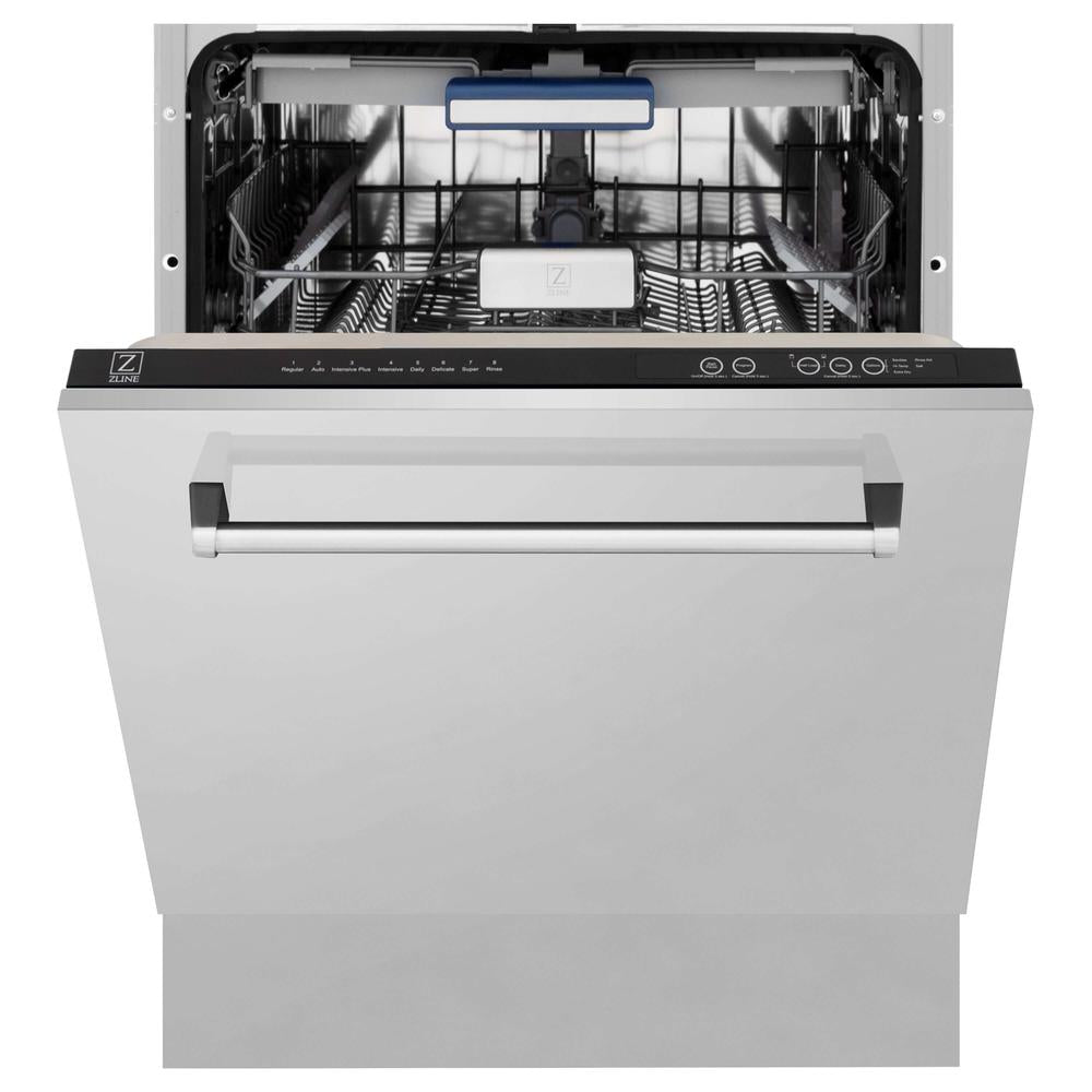 ZLINE Kitchen Package with Refrigerator, 30 in. Stainless Steel Rangetop, 30 in. Range Hood, 30 in. Single Wall Oven and 24 in. Tall Tub Dishwasher (5KPR-RTRH30-AWSDWV)