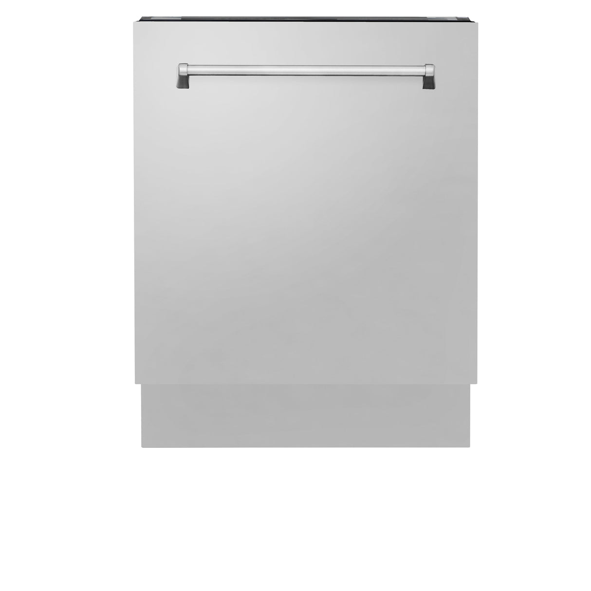 ZLINE Kitchen Package with Refrigeration, 48" Stainless Steel Dual Fuel Range, 48" Range Hood, Microwave Drawer, 24" Tall Tub Dishwasher and Beverage Fridge (6KPR-RARH48-MWDWV-RBV)