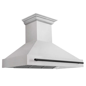 ZLINE Autograph Edition 48 in. Fingerprint Resistant Stainless Steel Range Hood (8654SNZ-48)-Range Hoods-8654SNZ-48-MB ZLINE Kitchen and Bath
