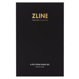 ZLINE 6-Piece Professional German Steel Steak Knife Set (STK-GS-6)
