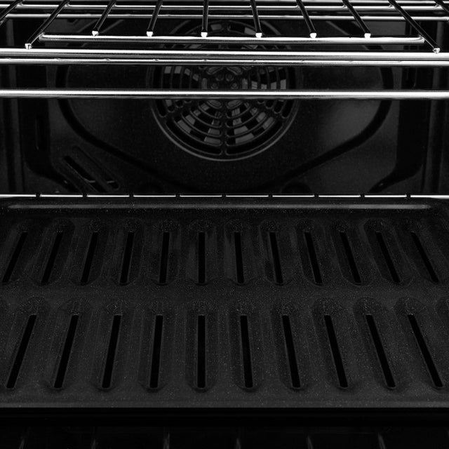 ZLINE 30 in. Professional Electric Single Wall Oven with Self Clean and True Convection in Black Stainless Steel (AWS-30-BS)