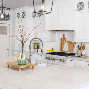 ZLINE Autograph Edition 36 in. Legacy Gas Rangetop with 6 Burners and Porcelain Cooktop in Stainless Steel with Champagne Bronze Accents (RTZ-36-CB)