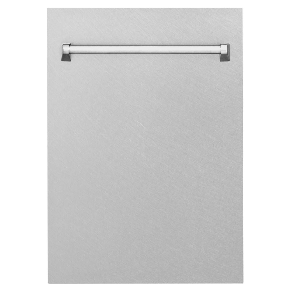 ZLINE 18 in. Tallac Series 3rd Rack Top Control Dishwasher with a Stainless Steel Tub with Fingerprint Resistant Stainless Steel Panel, 51dBa (DWV-SN-18)