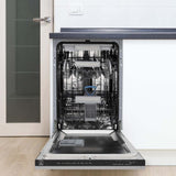 ZLINE 18 in. Tallac Series 3rd Rack Top Control Dishwasher with a Stainless Steel Tub with Fingerprint Resistant Stainless Steel Panel, 51dBa (DWV-SN-18)