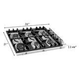 ZLINE 36 in. Gas Cooktop with 6 Burners (RC36)