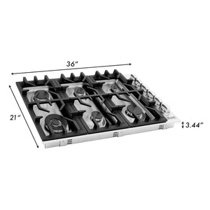 ZLINE 36 in. Gas Cooktop with 6 Burners (RC36)