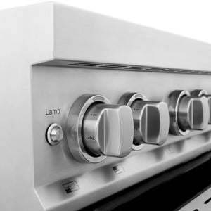 ZLINE 30 in. 4.0 cu. ft. Legacy Induction Range with 4 Element Cooktop and Electric Convection Oven in Stainless Steel (RAIND-30)
