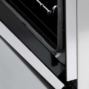 ZLINE Autograph Edition 48 in. 6.0 cu. ft. Legacy Dual Fuel Range with 7 Burner Gas Cooktop and 2 Electric Ovens in Stainless Steel and Matte Black Accents (RAZ-48-MB)