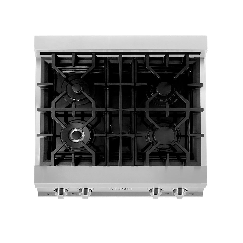 ZLINE 30 in. Porcelain Gas Stovetop with 4 Gas Burners (RT30)