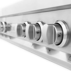 ZLINE 48 in. Legacy Gas Rangetop with 7 Burners and Porcelain Cooktop in Stainless Steel (RT48)
