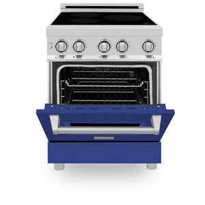 ZLINE 24 in. 2.8 cu. ft. Legacy Induction Range with 4 Element Cooktop and Electric Convection Oven in Stainless Steel (RAIND-24)