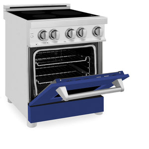 ZLINE 24 in. 2.8 cu. ft. Legacy Induction Range with 4 Element Cooktop and Electric Convection Oven in Stainless Steel (RAIND-24)
