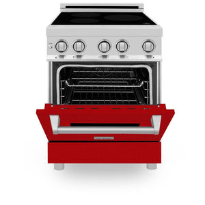 ZLINE 24 in. 2.8 cu. ft. Legacy Induction Range with 4 Element Cooktop and Electric Convection Oven in Stainless Steel (RAIND-24)