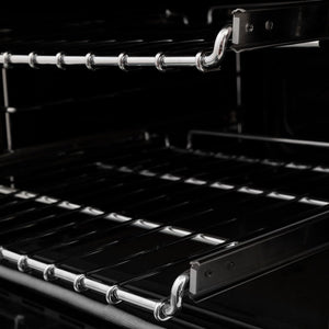 ZLINE 36 in. 4.6 cu. ft. Legacy Induction Range with 5 Element Cooktop and Electric Oven in DuraSnow® Stainless Steel (RAINDS-SN-36)