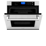 ZLINE Kitchen Package with 36 in. Stainless Steel Rangetop and 30 in. Single Wall Oven (2KP-RTAWS36)