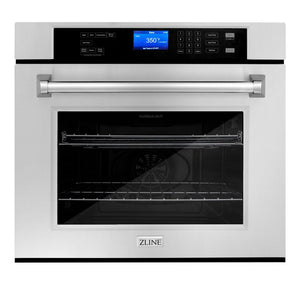 ZLINE Kitchen Package with 48 in. Stainless Steel Gas Rangetop and 30 in. Electric Wall Oven (2KP-RTAWS48)