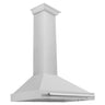 ZLINE 36 in. Fingerprint Resistant Stainless Steel Range Hood with Colored Shell Options and Stainless Steel Handle (KB4SNX-36)-Range Hoods-KB4SNX-36 ZLINE Kitchen and Bath