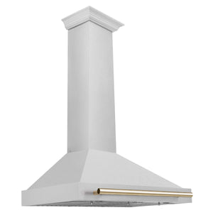 ZLINE Autograph Edition 36 in. Fingerprint Resistant Stainless Steel Range Hood with Accents (KB4SNZ-36)