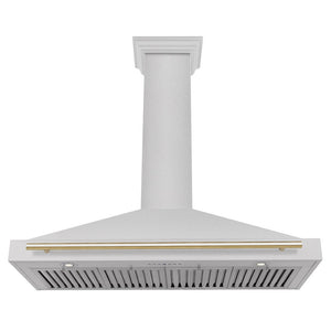 ZLINE Autograph Edition 48 in. Fingerprint Resistant Stainless Steel Range Hood with Accents (KB4SNZ-48)
