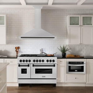 ZLINE Autograph Edition 48 in. Fingerprint Resistant Stainless Steel Range Hood with Accents (KB4SNZ-48)