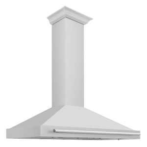 ZLINE 48 in. Stainless Steel Range Hood with Stainless Steel Handle and Colored Shell Options (KB4STX-48)-Range Hoods-KB4STX-48 ZLINE Kitchen and Bath