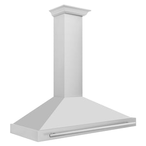 ZLINE 48 in. Stainless Steel Range Hood with Stainless Steel Handle and Colored Shell Options (KB4STX-48)