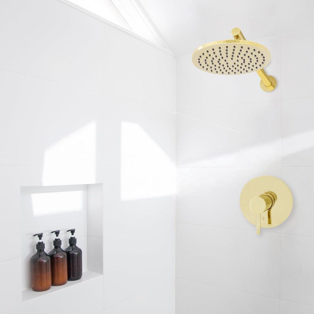 ZLINE El Dorado Rainfall Shower Faucet in Polished Gold (ELD-SHF-PG)