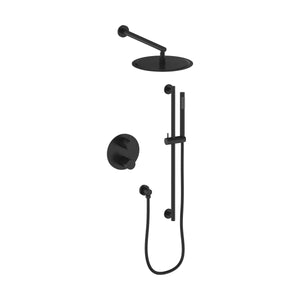 ZLINE Emerald Bay Thermostatic Shower System in Matte Black (EMBY-SHS-T2-MB)