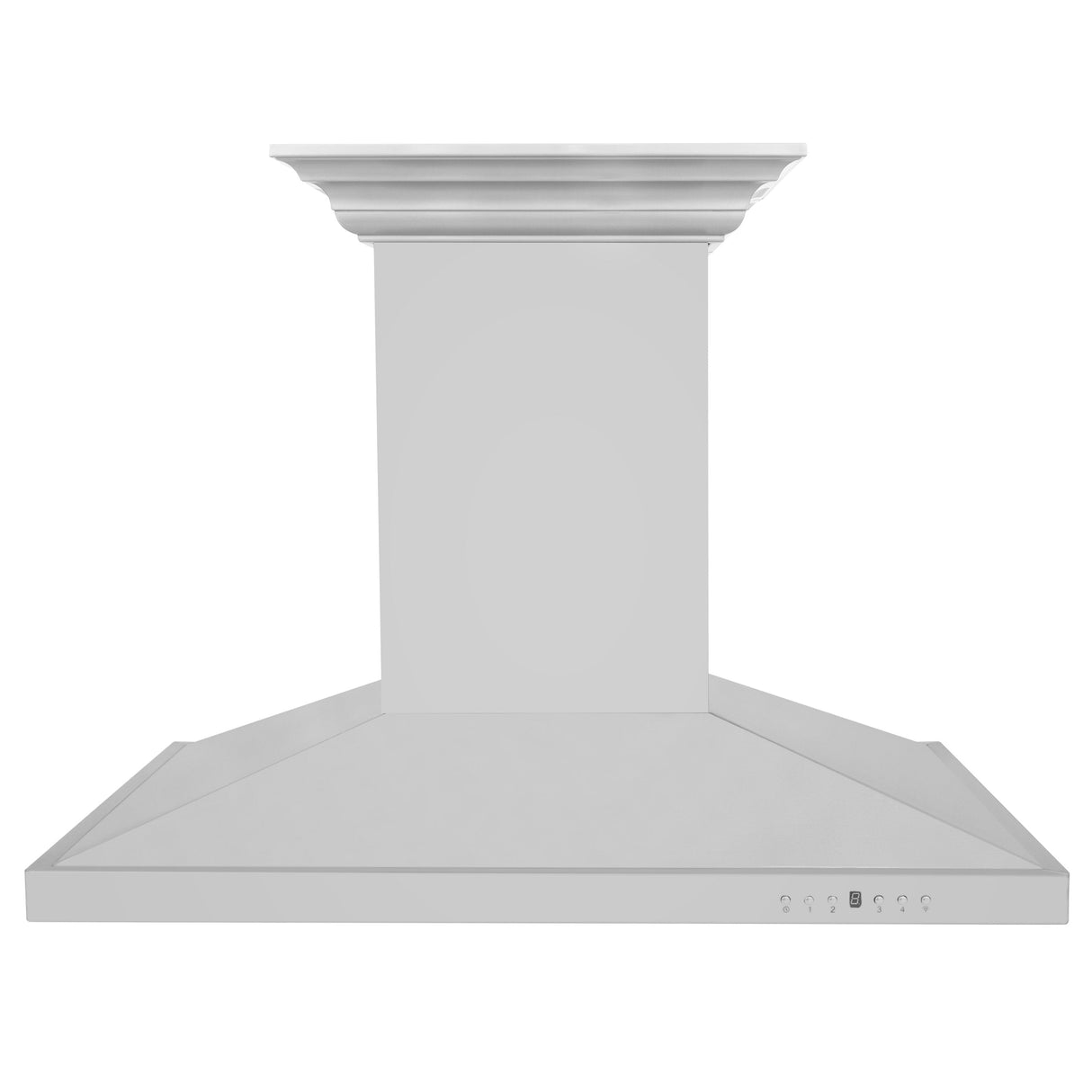 ZLINE Island Mount Range Hood in Stainless Steel with Built-in CrownSound Bluetooth Speakers (GL2iCRN-BT)