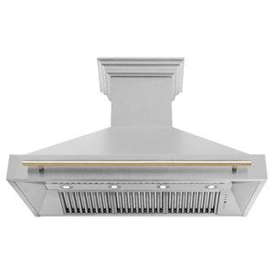 ZLINE Autograph Edition 48 in. Fingerprint Resistant Stainless Steel Range Hood with Handle (8654SNZ-48)