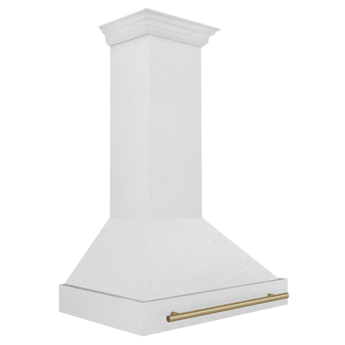 ZLINE Autograph Edition 36 in. Fingerprint Resistant Stainless Steel Range Hood with Stainless Steel Shell and Colored Handle (8654SNZ-36)