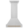 ZLINE Autograph Edition 30 in. Stainless Steel Range Hood with Stainless Steel Shell and Handle (8654STZ-30)-Range Hoods-8654STZ-30-CB ZLINE Kitchen and Bath