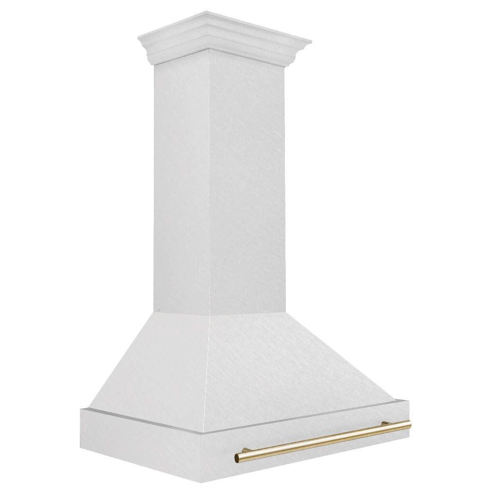 ZLINE Autograph Edition 36 in. Fingerprint Resistant Stainless Steel Range Hood with Stainless Steel Shell and Handle (8654SNZ-36)