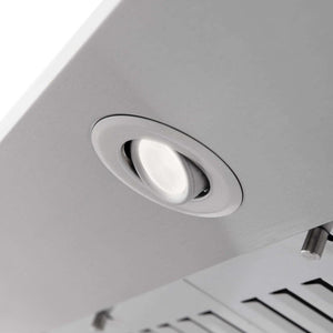 ZLINE Wall Mount Range Hood in Stainless Steel with Built-in CrownSound Bluetooth Speakers (KF2CRN-BT)