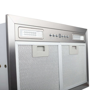 ZLINE 20.5 in. Ducted Wall Mount Range Hood Insert with LED Lighting in Stainless Steel (E690)