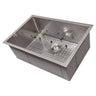 ZLINE 27" Classic Series Undermount Single Bowl Sink (SRS) - Rustic Kitchen & Bath - Sinks - ZLINE Kitchen and Bath