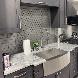 ZLINE 30 in. Zermatt Farmhouse Apron Mount Single Bowl Kitchen Sink with Bottom Grid (SAS-30)