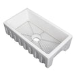 ZLINE 30" Venice Farmhouse Reversible Fireclay Sink (FRC5119) - Rustic Kitchen & Bath - Sinks - ZLINE Kitchen and Bath
