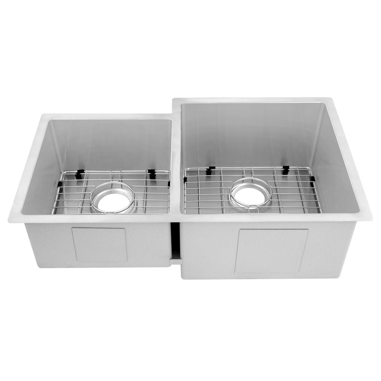 ZLINE 32 in. Jackson Undermount Double Bowl Kitchen Sink with Bottom Grid (SRDL-32)