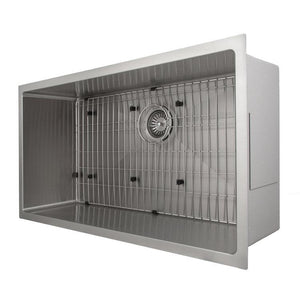 ZLINE 36 in. Meribel Undermount Kitchen Sink with Bottom Grid (SRS-36)