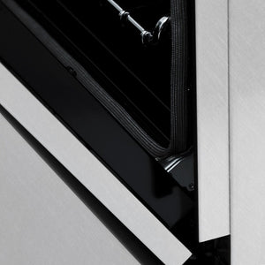 ZLINE 36 in. 4.6 cu. ft. Legacy Dual Fuel Range with 6 Burner Gas Cooktop and Electric Convection Oven in DuraSnow® Stainless Steel (RAS-SN-36)