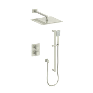 ZLINE Crystal Bay Thermostatic Shower System in Brushed Nickel