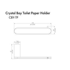 ZLINE Crystal Bay Toilet Paper Holder (CBY-TP)