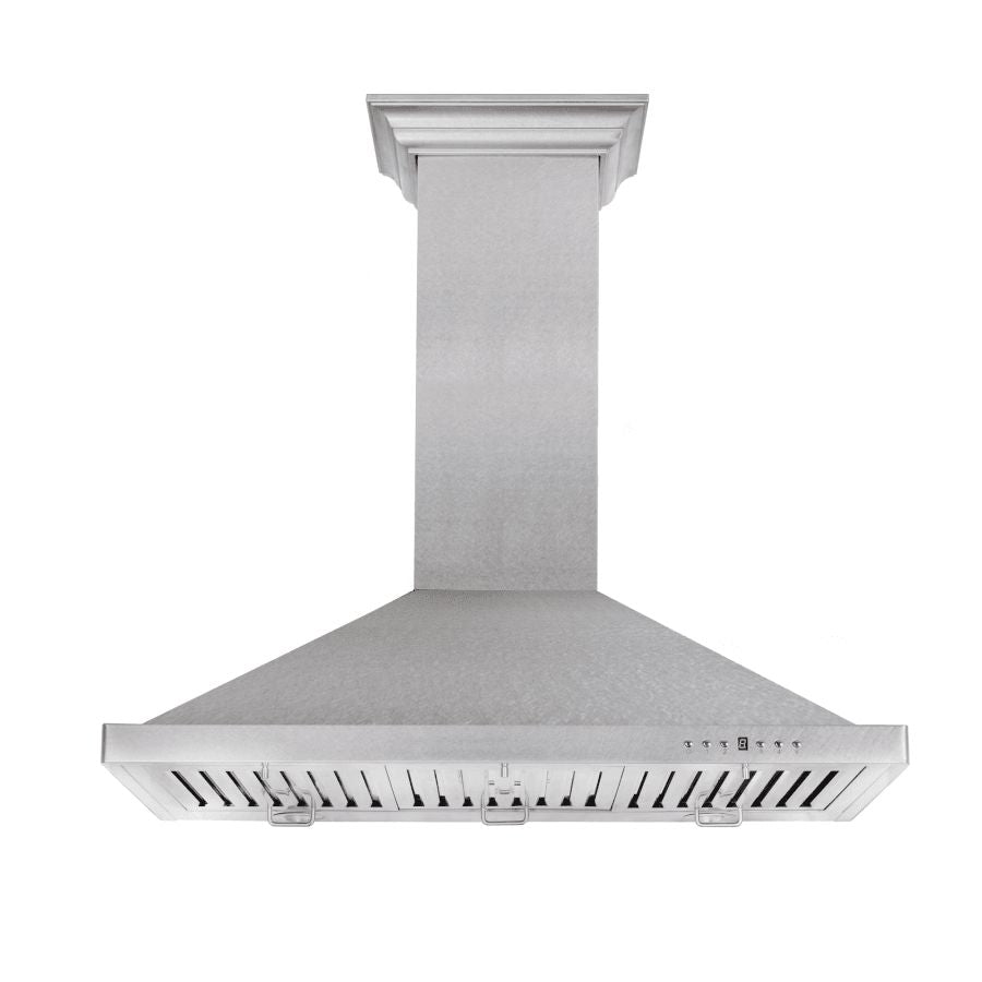 ZLINE Kitchen Package with 36 in. DuraSnow® Stainless Steel Rangetop and 36 in. Convertible Range Hood (2KP-RTSRH36)
