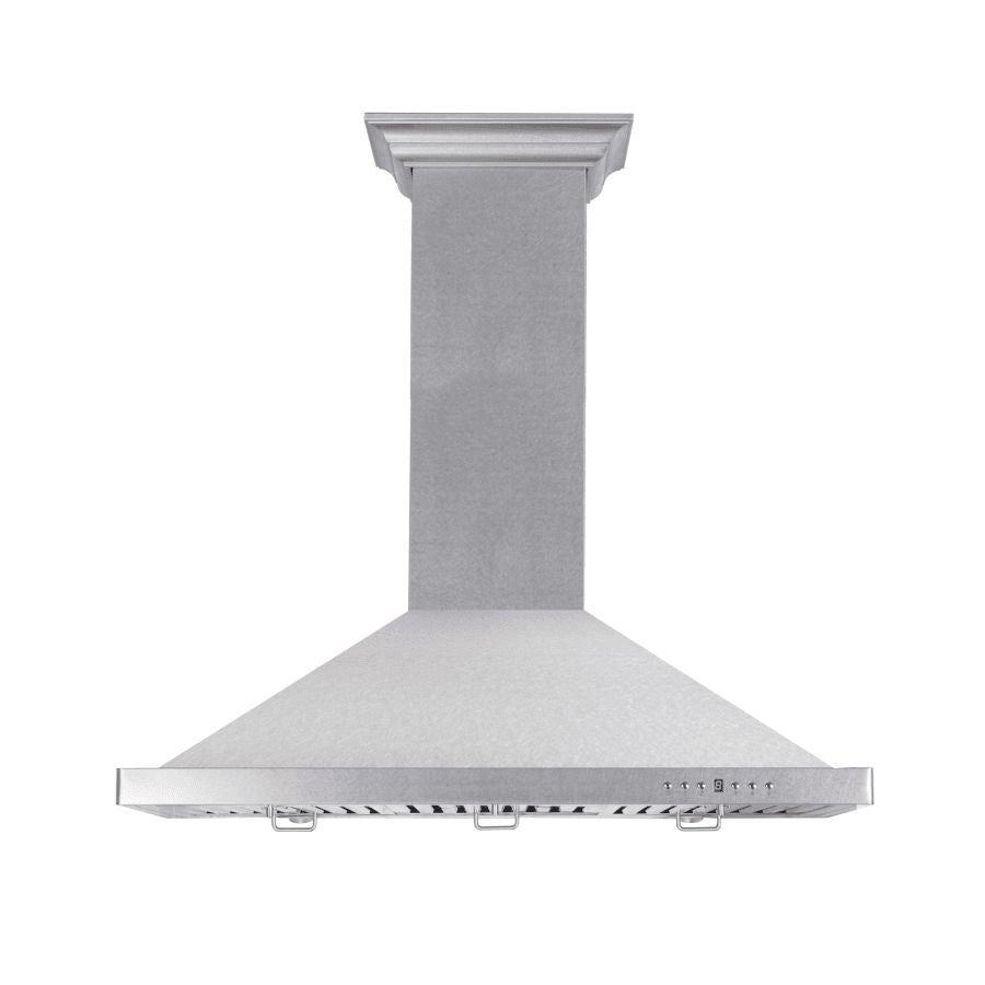 ZLINE Kitchen Package with 36 in. DuraSnow® Stainless Steel Rangetop and 36 in. Convertible Range Hood (2KP-RTSRH36)