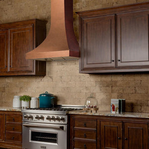 ZLINE Designer Series Hand-Hammered Copper Finish Wall Range Hood (8632H)