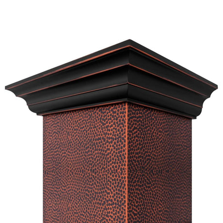 ZLINE Designer Series Wall Mount Range Hood in Hand-Hammered Copper and Oil-Rubbed Bronze (655-HBXXX)