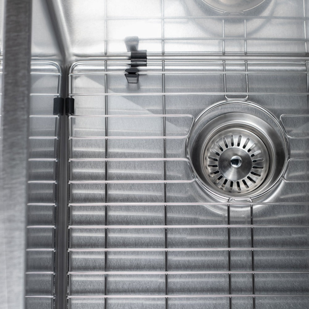 ZLINE Meribel 27 in. Undermount Single Bowl Scratch Resistant Stainless Steel Kitchen Sink with Bottom Grid (SRS-27S)