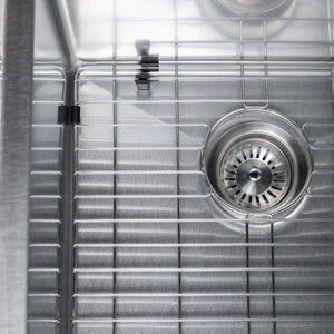 ZLINE Meribel 27 in. Undermount Single Bowl Scratch Resistant Stainless Steel Kitchen Sink with Bottom Grid (SRS-27S)