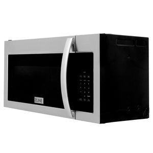 ZLINE 30 in. Kitchen Package with Stainless Steel Gas Range, Modern Over The Range Microwave and Tall Tub Dishwasher (3KP-SGROTR30-DWV)